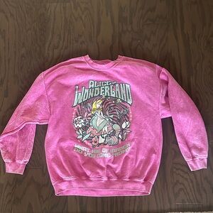 Disney Pink Alice in Wonderland Sweatshirt